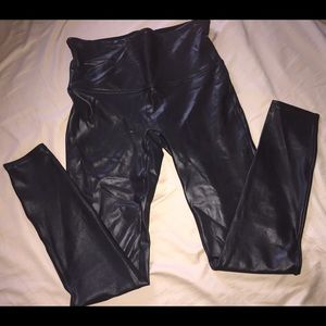 Spanx faux leather leggings